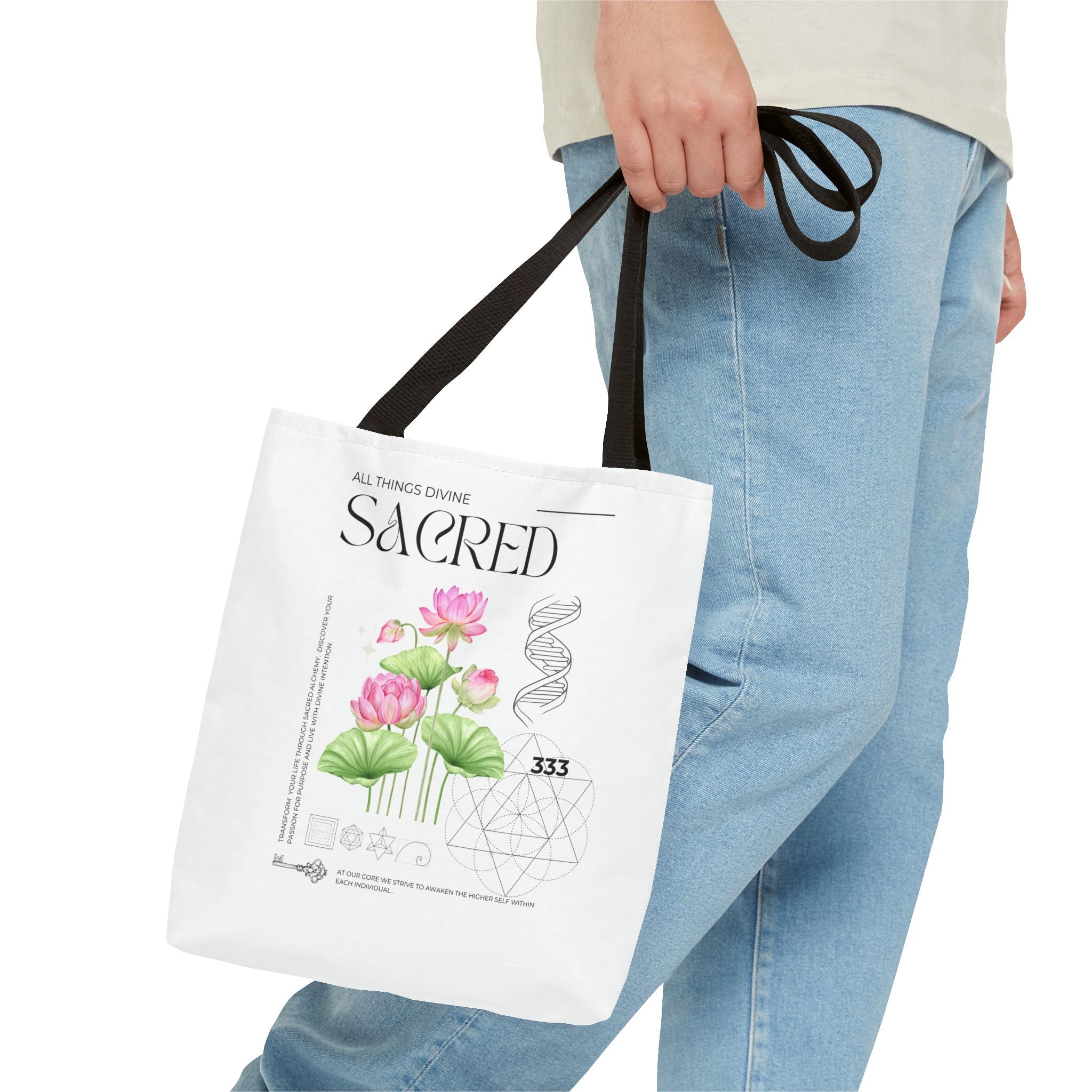 Sacred Lotus Tote Bag